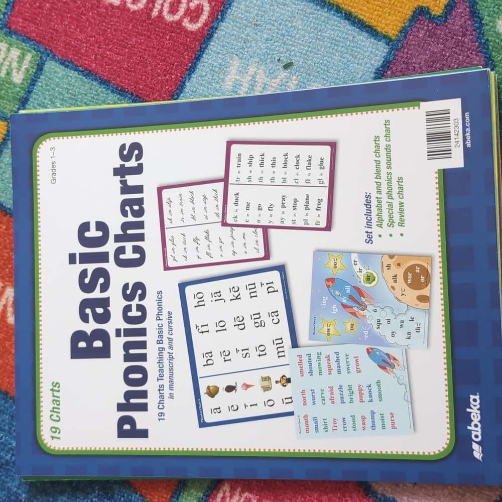 Abeka basic phonics charts